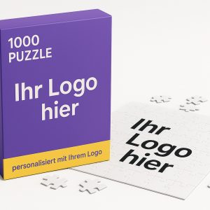 Puzzle 1000 Teile personalisiert mit Firmenlogo – Beispielprodukt Auftrag Spiele